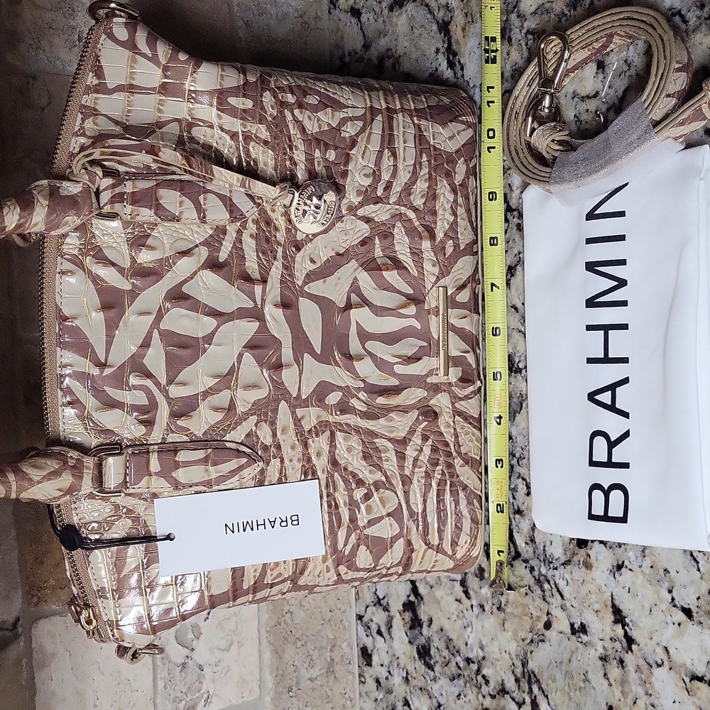 Brahmin Duxbury Satchel Stepping Stone